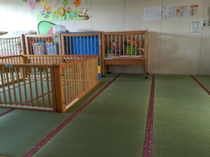子どもに優しい無染土い草の国産畳の部屋