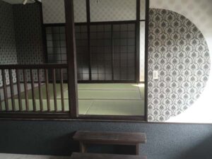 新調した国産畳の和室