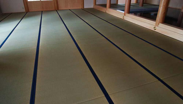 神社・仏閣の国産畳の部屋
