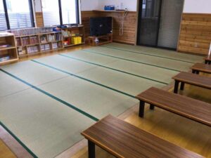 鬼滅の刃の畳縁と子どもに優しい無染土い草の畳