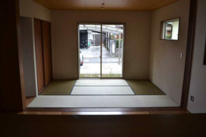 無染土い草の畳を使用した筑紫野市の和室