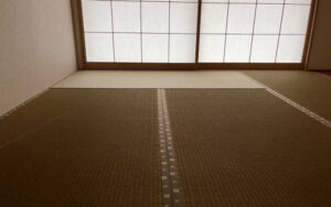 障子と国産い草香る福岡市の和室