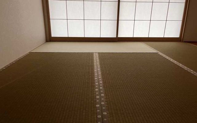 障子と国産い草香る福岡市の和室