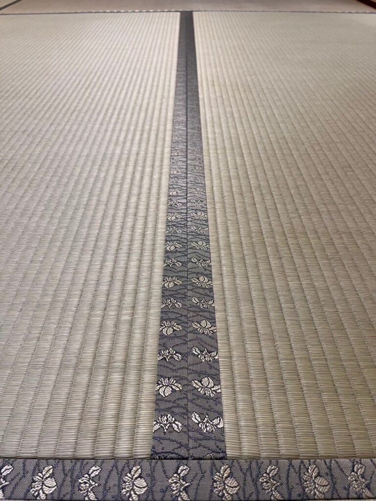 和を感じさせら畳縁と国産い草の国産畳