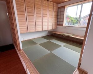 国産い草の畳と和モダンの和室