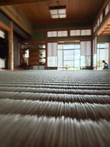 柔らかいクッション性のある国産い草の畳