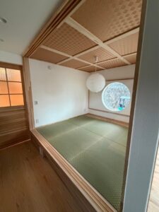 国産い草を称したモダンな国産畳の和室