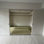 無染土い草と麻及びリネンの畳縁とカイケンコーポーレーションの竹炭入りの畳床の自然素材の国産畳