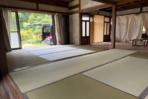 古民家と国産い草の国産畳の和室