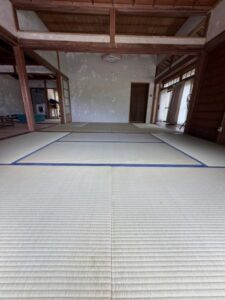 古民家と国産い草の国産畳の和室