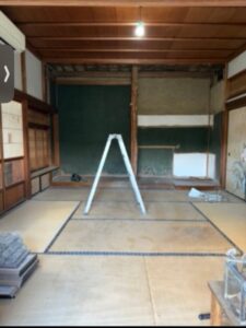 畳替え施工前の和室