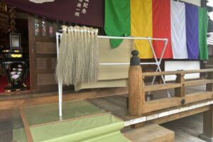 光福院様で催されたい草の体験会