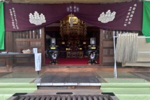 光福院様で催されたい草の体験会