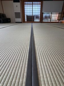 西岸寺様の大広間の国産い草の和室