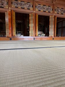 西岸寺様の大広間の国産い草の和室
